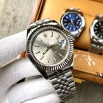 ROLEX 316L Steel 8215 Atuomatic Movement Grey 41MM Watch